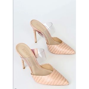 Brand new SCHUTZ high heel mules!